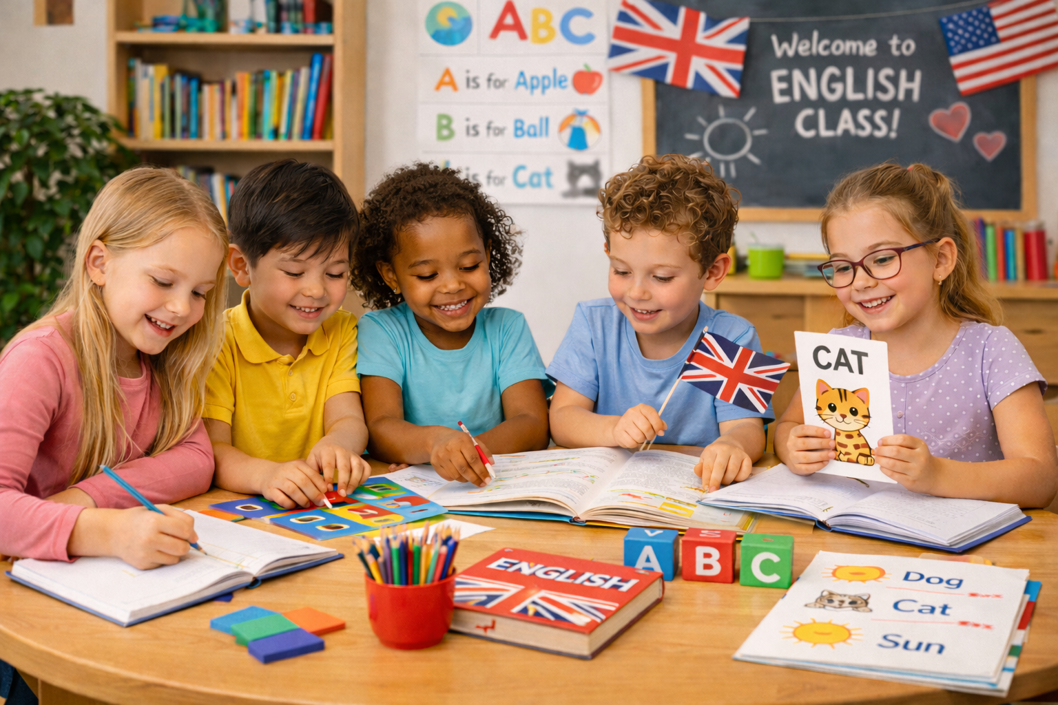 Crianças no Global Kids